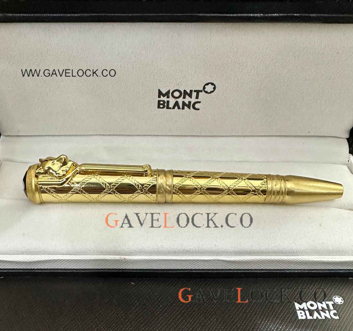 AAA Copy Montblanc Special Edition Ballpoint Pen All Gold